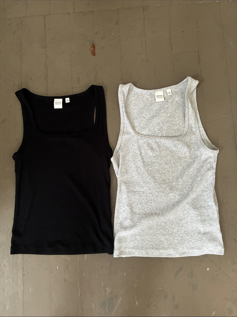 Aritzia Homestretch Rib Frequency Tank 2-Pack Size S